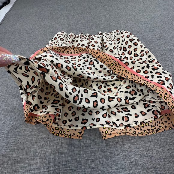 MOD On Trend Cheetah Strapless Top Small Ivory Brown Black Elastic Brand New - Picture 6 of 12